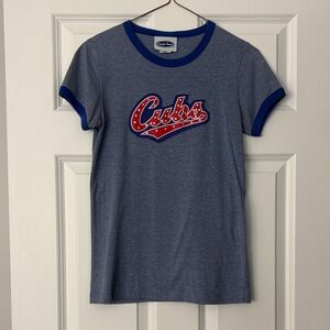 Majestic Blue Cubs Short Sleeve Tee